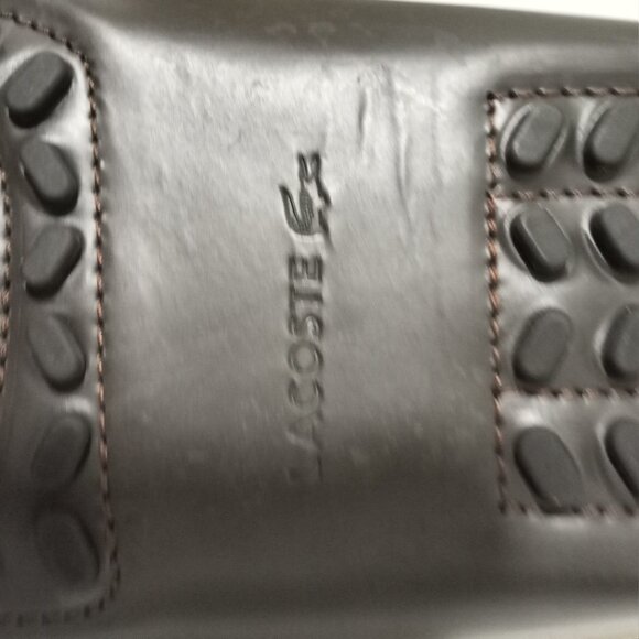 LACOSTE DARK GREY CONCOURS MENS LOAFERS SIZE 12 - Picture 12 of 12